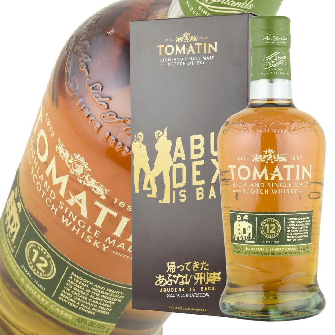 Amazon.co.jp: ウイスキー 43度 トマーティン 12年 ABDK 700ml 1本 