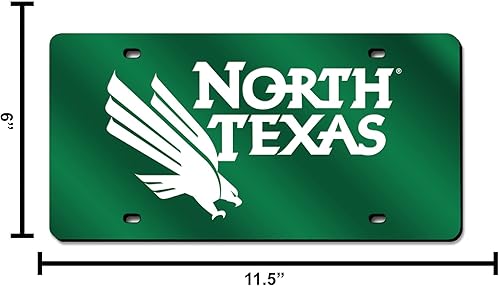 Miniatura 273 de Rico Industries Placa de matrícula de metal con incrustaciones láser de Florida Gators de la NCAA plateado,Alternativo,Negro -,Negro/Plata,Azul,azul
