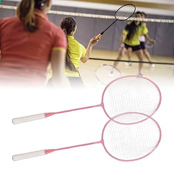 バドミントンラケット ピンク/イエロー hed-club7_gsn-mbl10apw