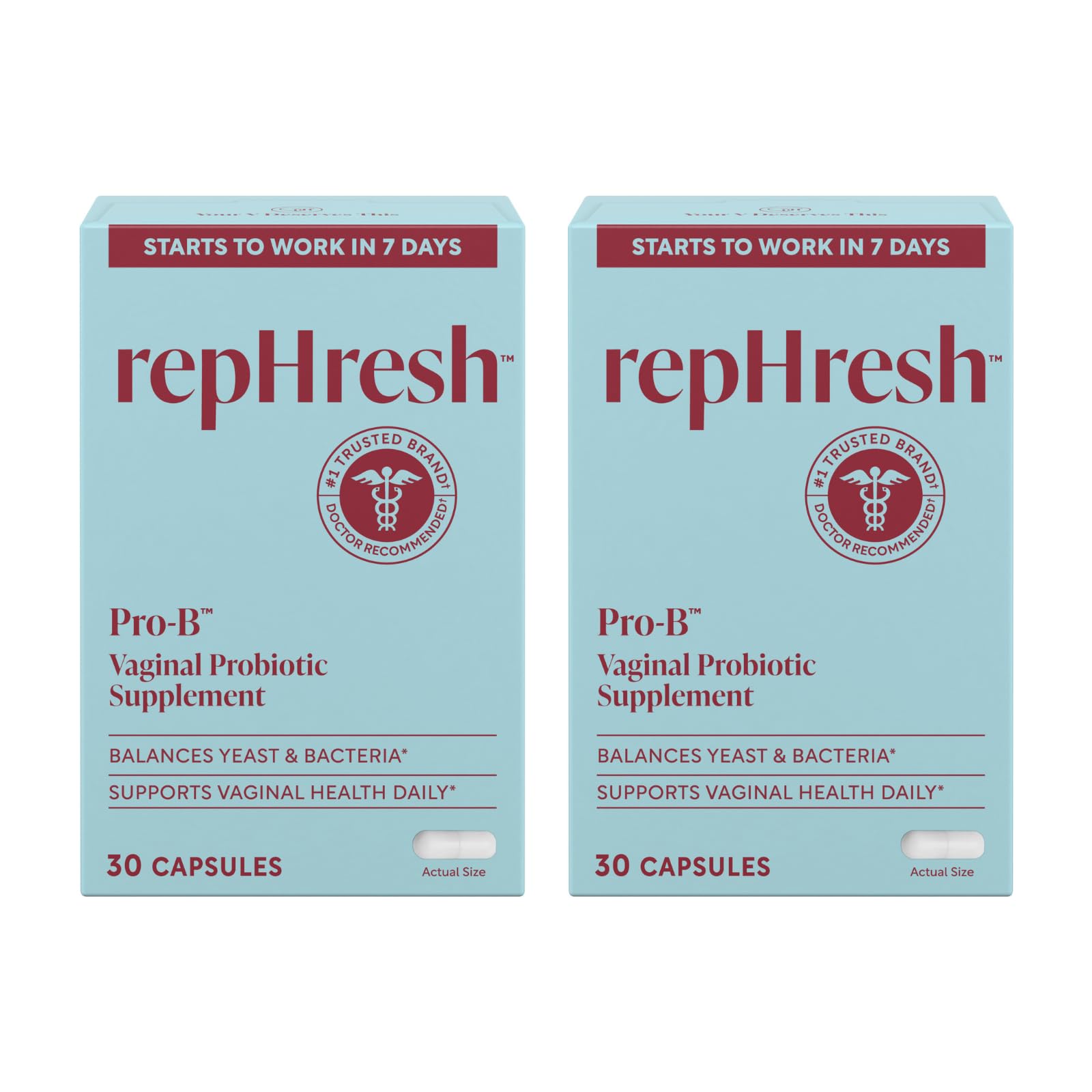 RepHresh Pro-B Vaginal Probiotic Supplement, Probiotic for Women