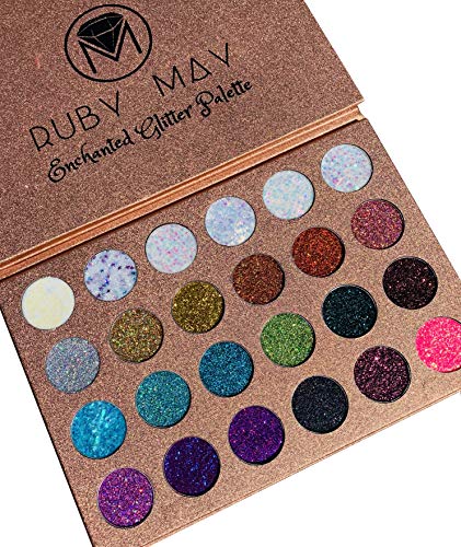 Ruby May Cosmetics Enchanted Glitter Palette 24 Color Glitter