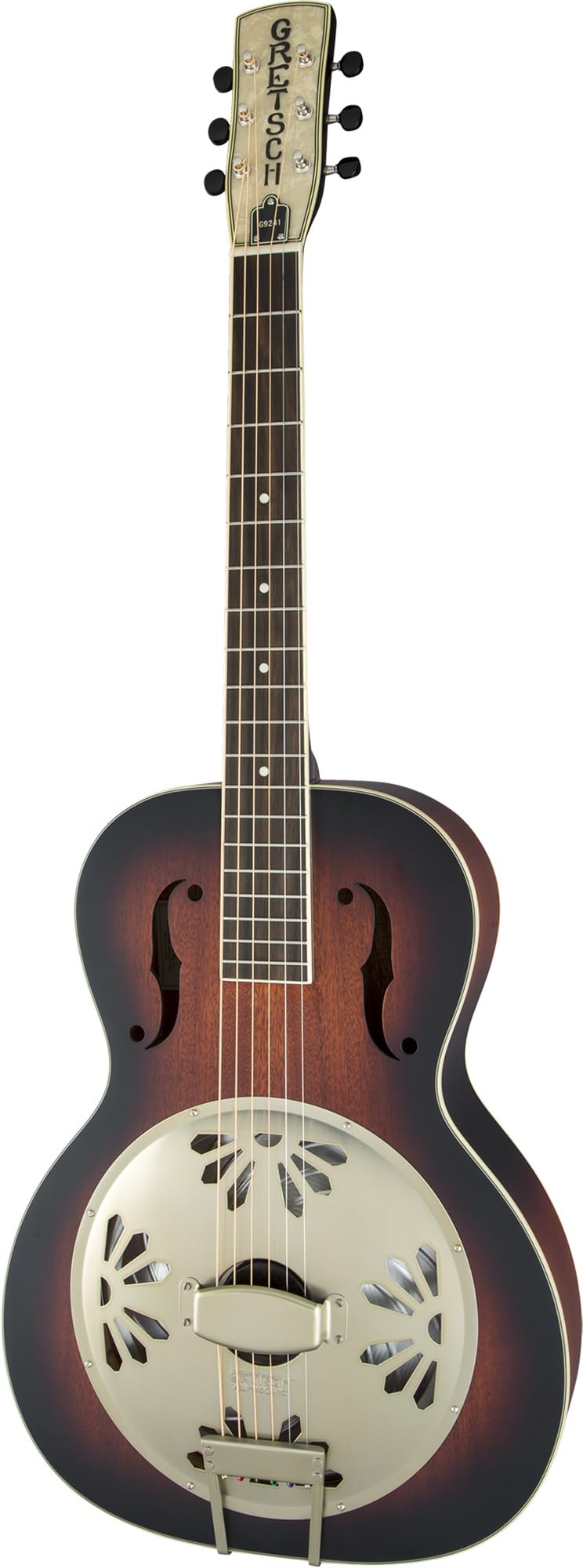Gretsch G9240 Alligator Round-Neck Biscuit Cone Resonator (Sunburst) - Chitarra resofonica