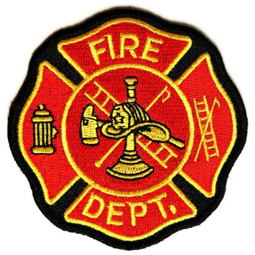 Amazon.co.jp: ワッペン FIRE DEPT ロゴマーク 熱圧着式 : ホビー