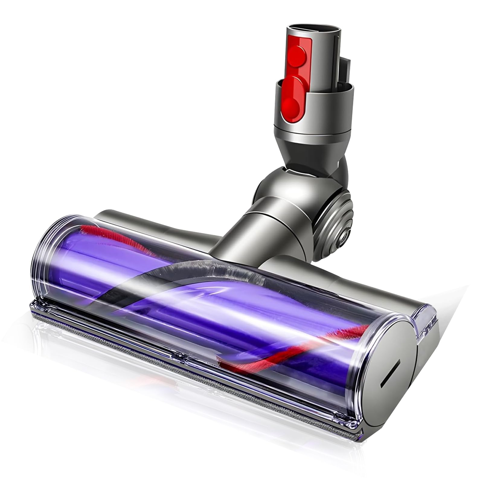 Tête de Brosse pour Dyson V10 V11 V7 V8 V15, Buse de sol à turbine à entraînement direct, Pièce de Remplacement pour Brosse à Rouleau,Remplacement Brosse pour Sols Durs et Moquettes
