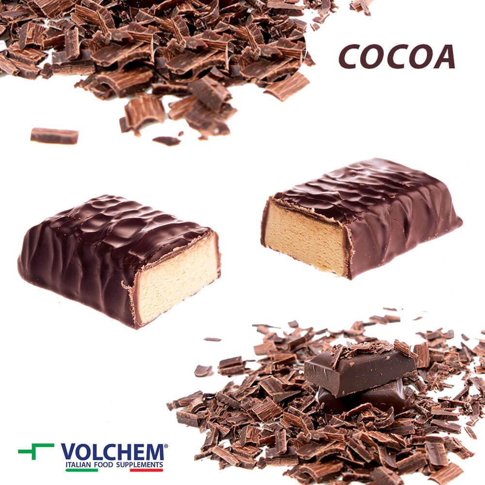 VOLCHEM PROMEAL ZONE 40-30-30 -BARRETTA DIETA A ZONA- 24 barrette da 50 grammi gusti CACAO