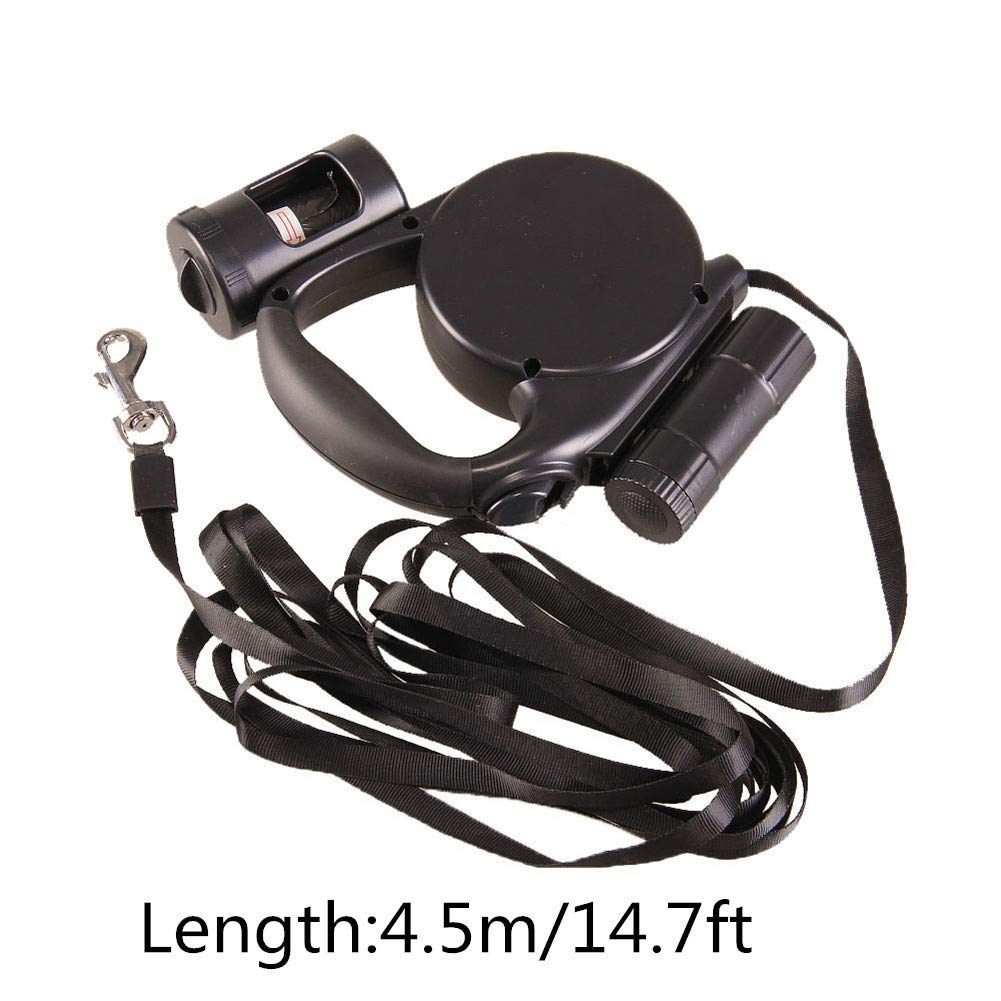 Guinzaglio Lungo Estensibile Da 5 Metri E Retrattile Per Gatti O Cani Piccoli E Medi Fino A 15 Kg. Trela Cao Estensível 5 M Con Nastro Anti-groviglio - Foto 9