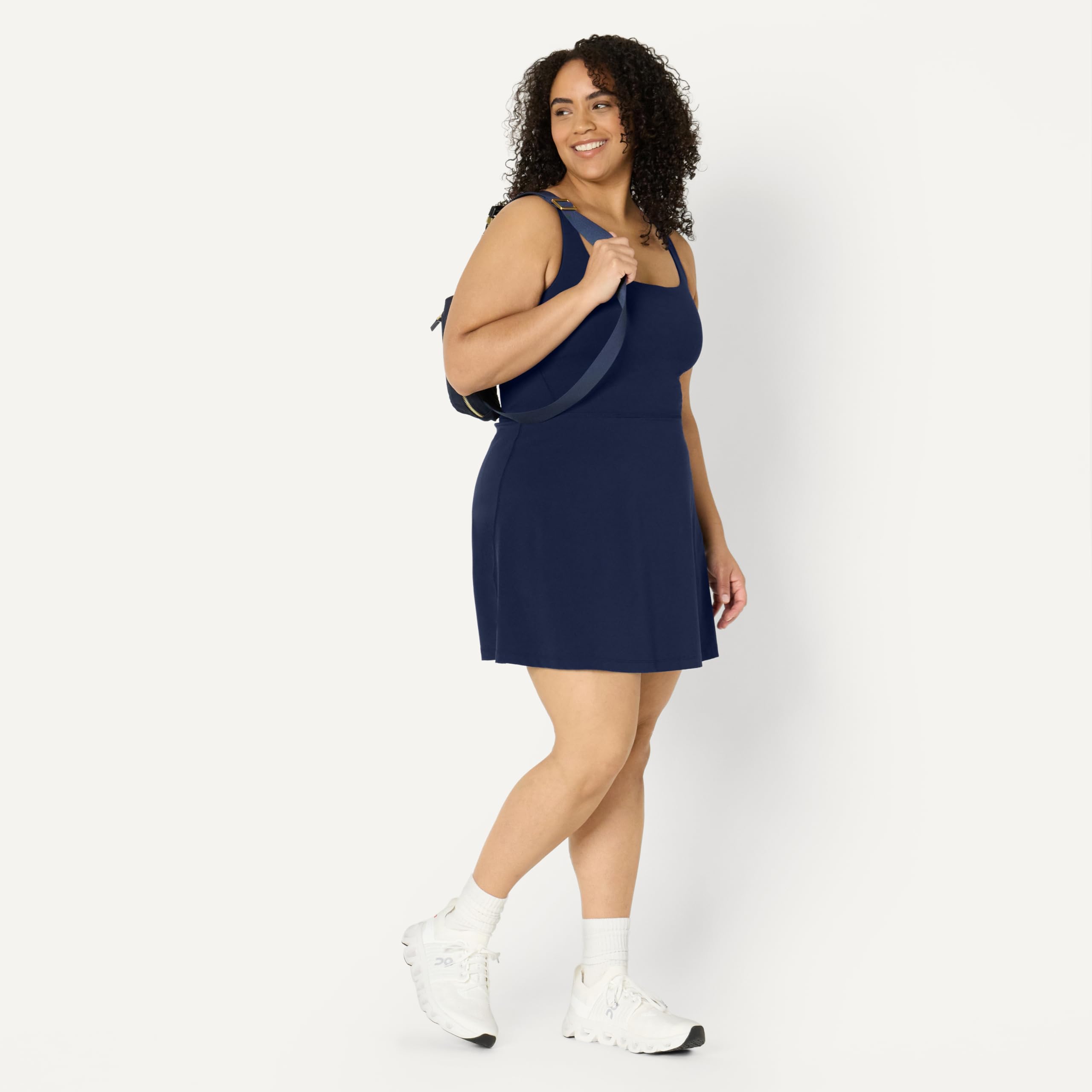 Amazon Essentials Vestido de Tenis Deportivo FormFlex, Largo y Suave Mujer