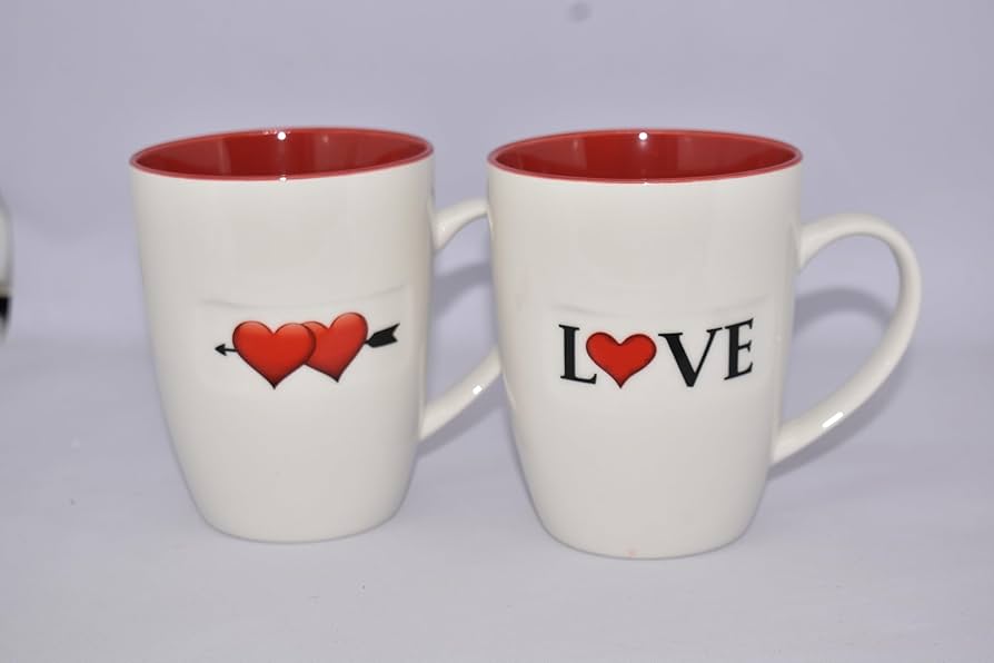 VITRA★マグカップ★LOVE HEART★MUGS★WHITE / RED VITRA☆マグカップ☆LOVE HEART☆MUGS☆WHITE / RED VITRA