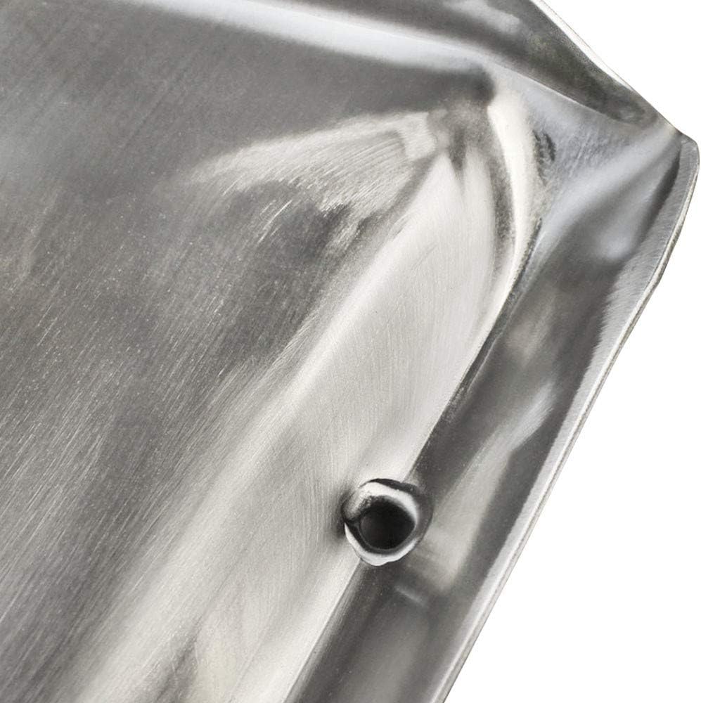 32" x 17-3/4" Stainless Steel Convex Comal Griddle Pan With Rack