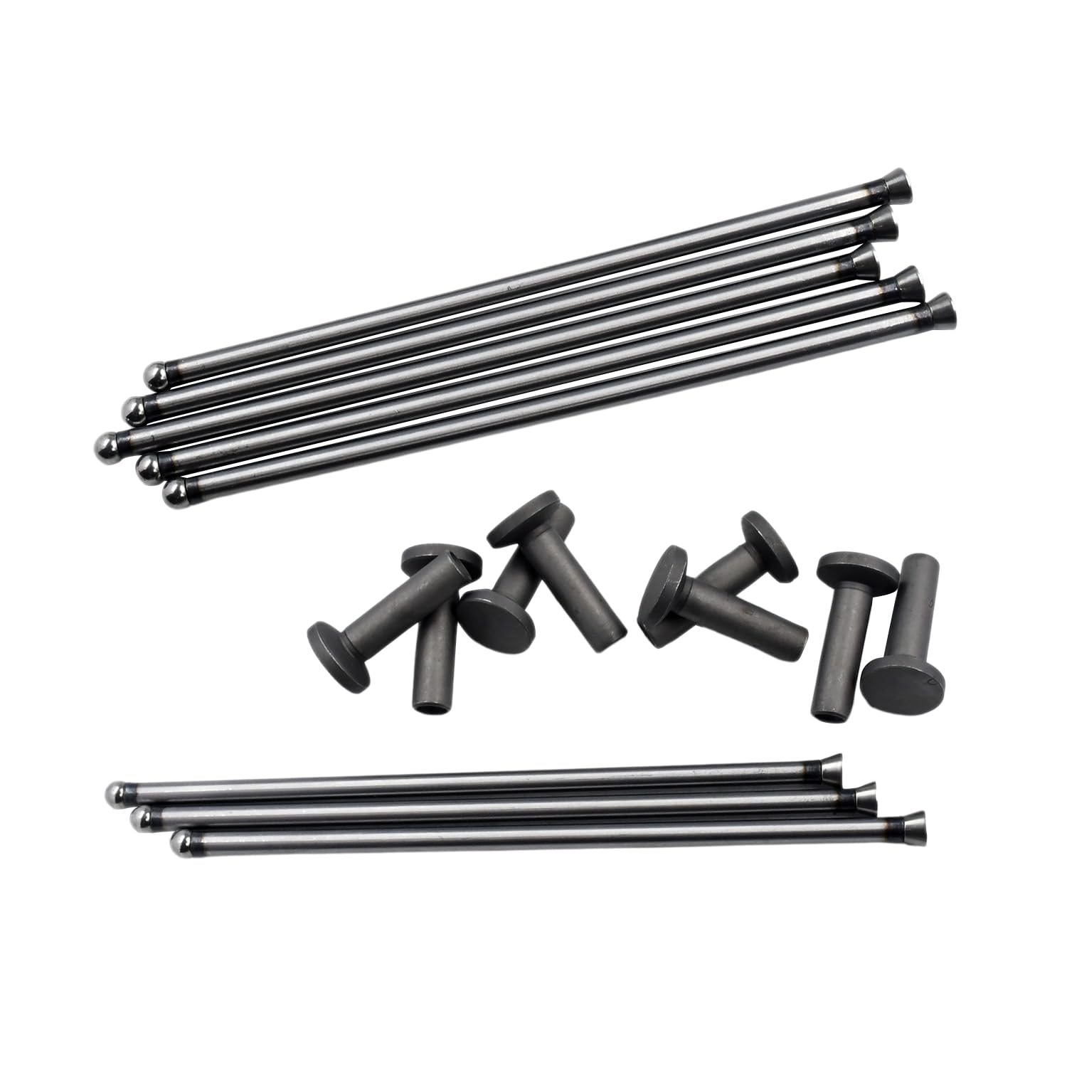 Kit punteria valvola asta di spinta compatibile con motore Isuzu 4JB1 compatibile con Bobcat Loader 843 853 1213 960 2060