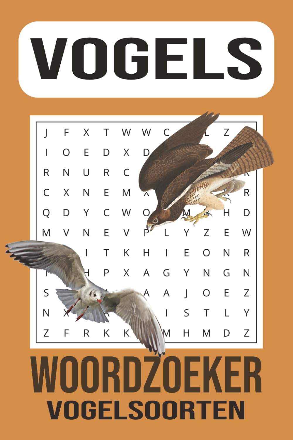 Vogels Woordzoeker Puzzelboek: Groot lettertype, duidelijke puzzels en uren ontspanning met vogelsoorten