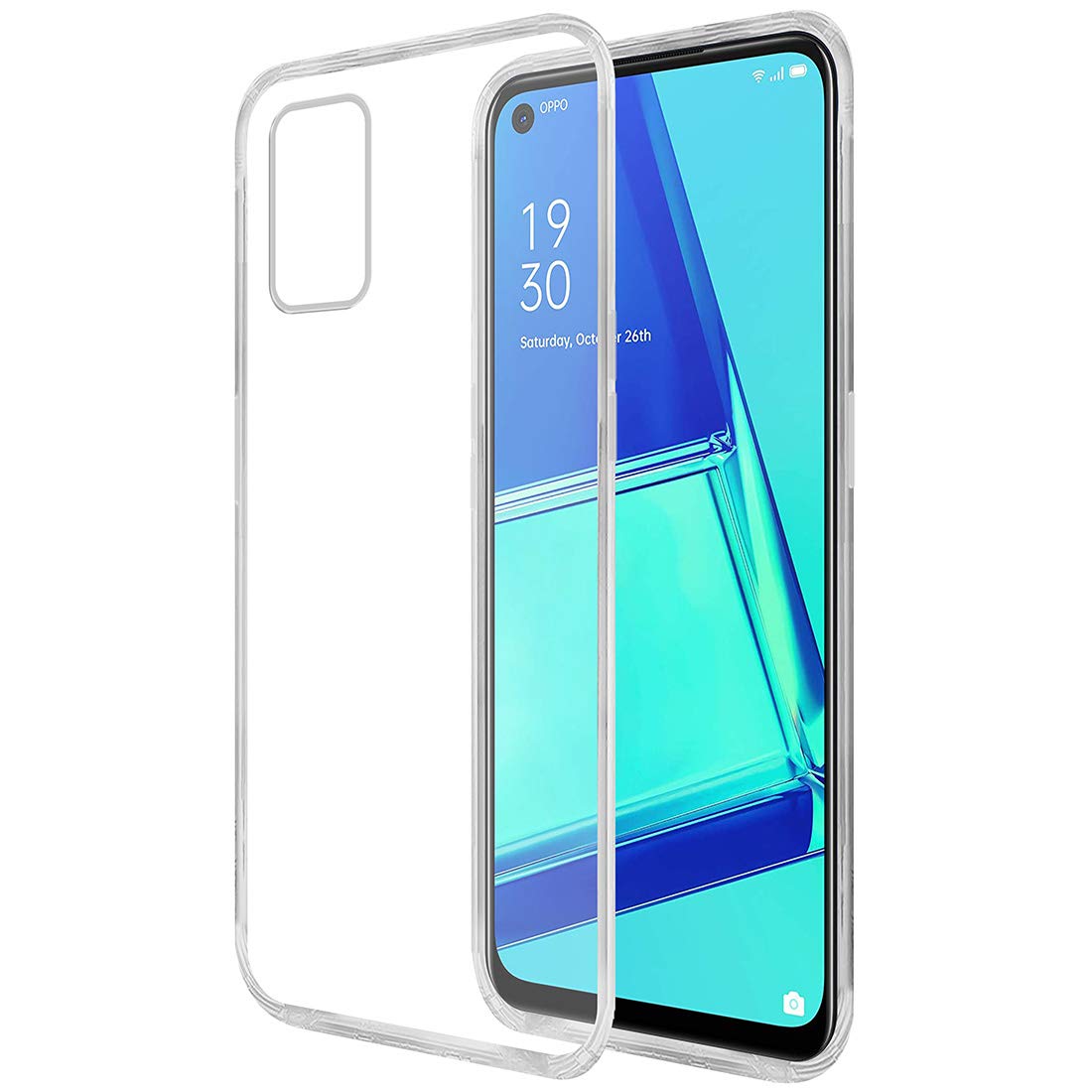 Amazon Brand - Solimo Mobile Cover for Oppo A52 (Soft & Shockproof Back Case with inbuilt Cushioned Edges), Transparent (B08C5XSNW2) Amazon Price History, Amazon Price Tracker