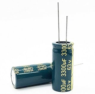 12pcs 63V 3300UF 1840 high Frequency Low impedance Aluminum electrolytic Capacitor 3300uf 63V 20%