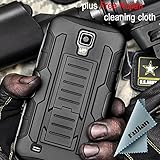 Galaxy S4 Case Kujian Full-body Rugged Dual Layer Hybrid Protective Cover Belt Clip Holster Kickstand Bumper Case for Samsung Galaxy S4