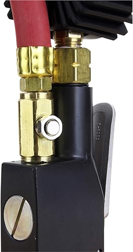 Miniatura 3 de Milton S-531 Inflador de neumáticos digital compacto con manómetro, 255 PSI, portabrocas de aire de cabeza recta, manguera de 15 pulgadas, esfera de