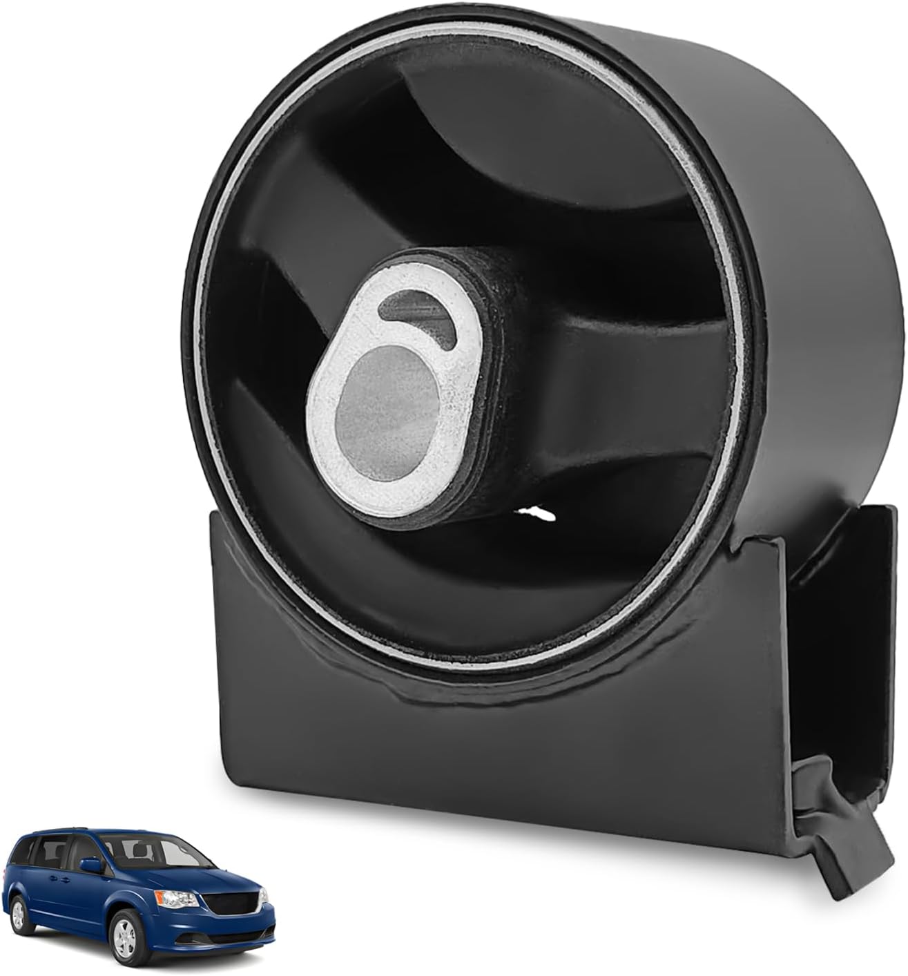 Front Engine Motor Mount, Compatible with VW Routan 2011-2014, Cargo Van 2012-2015, Chrysler Town 2011-2016, Country 2011-2016, Grand Caravan 2011-2019, Replace OE #5273883AD, A5665, EM-4050