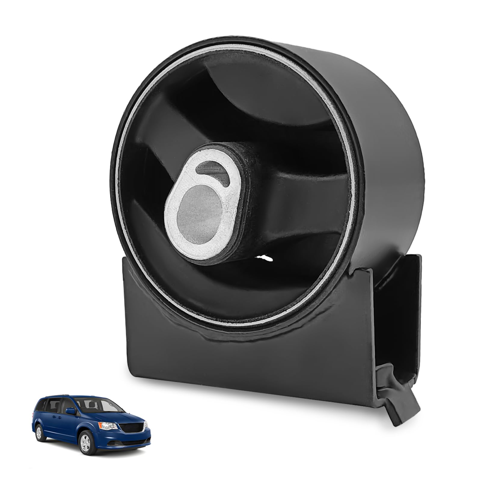 Front Engine Motor Mount, Compatible with VW Routan 2011-2014, Cargo Van 2012-2015, Chrysler Town 2011-2016, Country 2011-2016, Grand Caravan 2011-2019, Replace OE #5273883AD, A5665, EM-4050