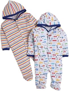 Hooded Rompers/Sleepsuits/Jumpsuit/Night Suits for Baby Boys & Girls, Infants, New Borns Pack of 2 Pec Price In India