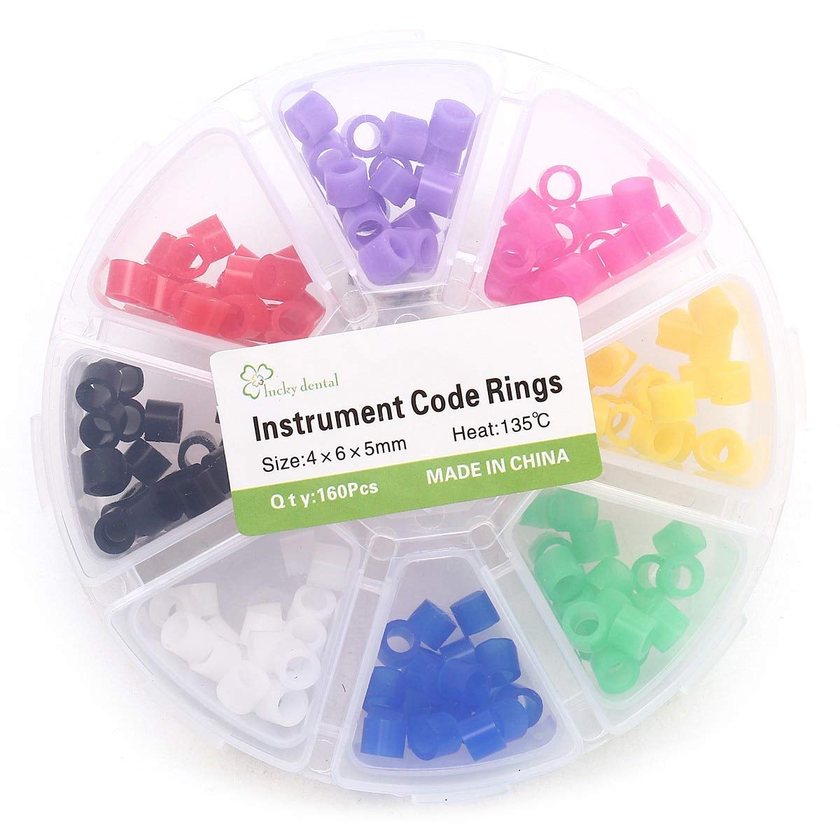 Buy Generic 1 Box Dental Color Code Rings Silicone Autoclavable