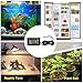 Qooltek Digital LCD Thermometer Temperature Gauge Aquarium Thermometer with Probe for Vehicle Reptile Terrarium Fish Tank Refrigerator(Fahrenheit)