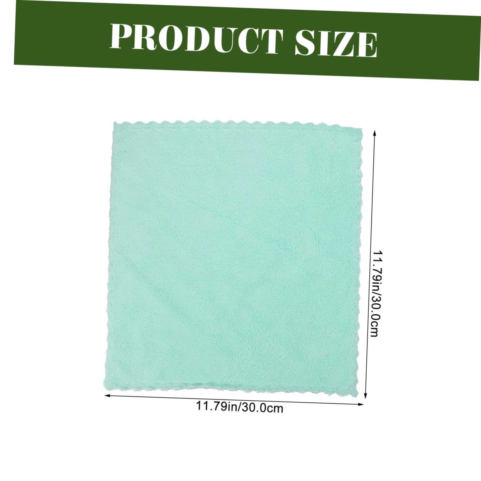 Healeved 6Pcs Coral Fleece Face Towels Soft and Absorbent Makeup Washcloths for Gentle Face Cleaning for Daily Use and Skin Care