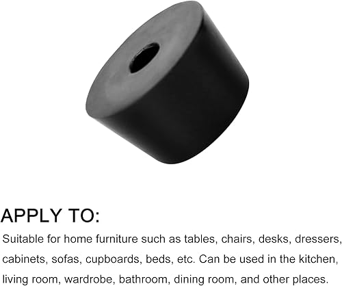 Miniatura 4 de METALLIXITY Patas de goma para parachoques (0.748 x 0.433 in0.75 x 0.43 pulgadas), 4 unidades, almohadillas redondas para patas protectoras de