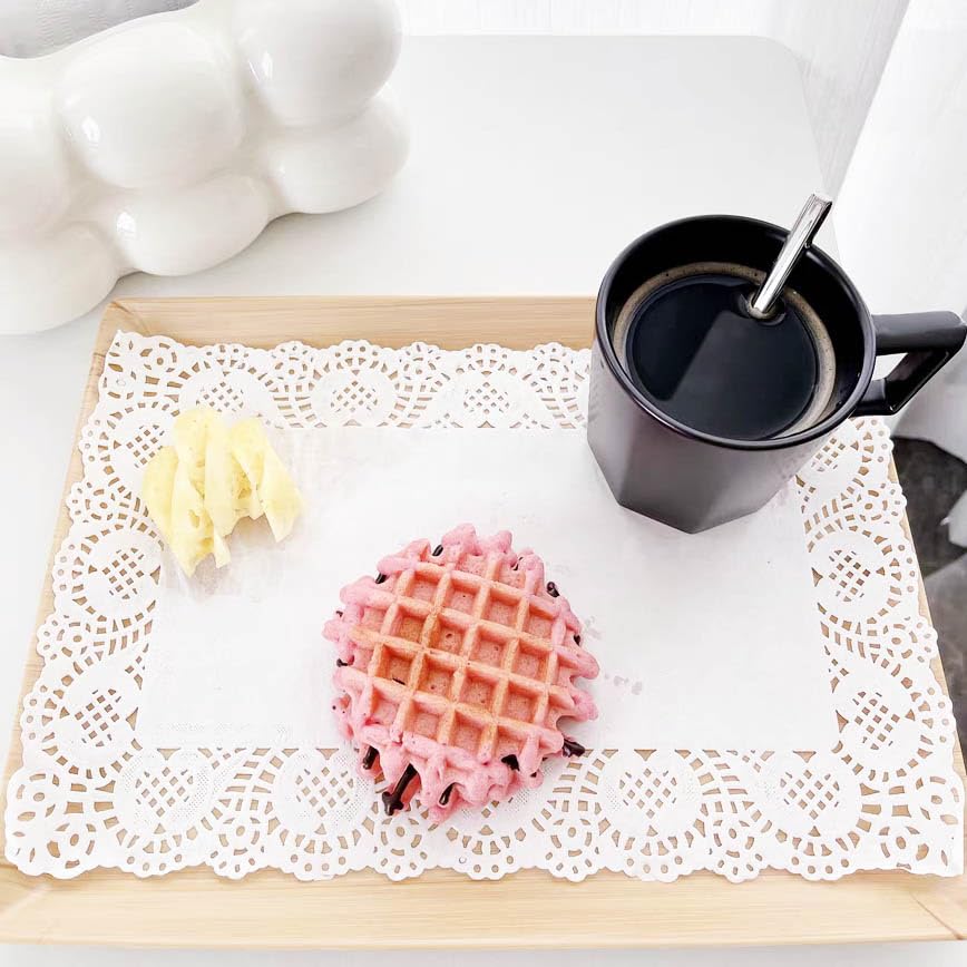 Centrini Di Carta Ovali In Pizzo Bianco | 100 Pezzi USA E Getta | Per Matrimoni, Compleanni E Decorazioni Tavola - Foto 5