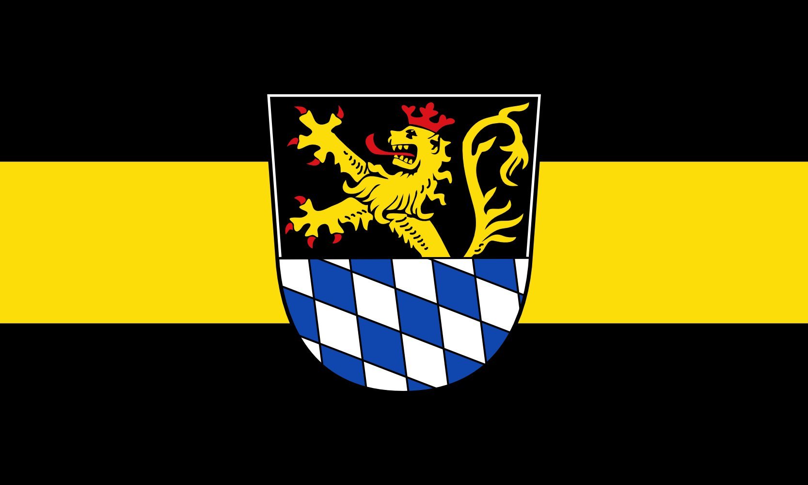 Drapeau Ville d Amberg 1.35m² decoration exterieure grand format paysage