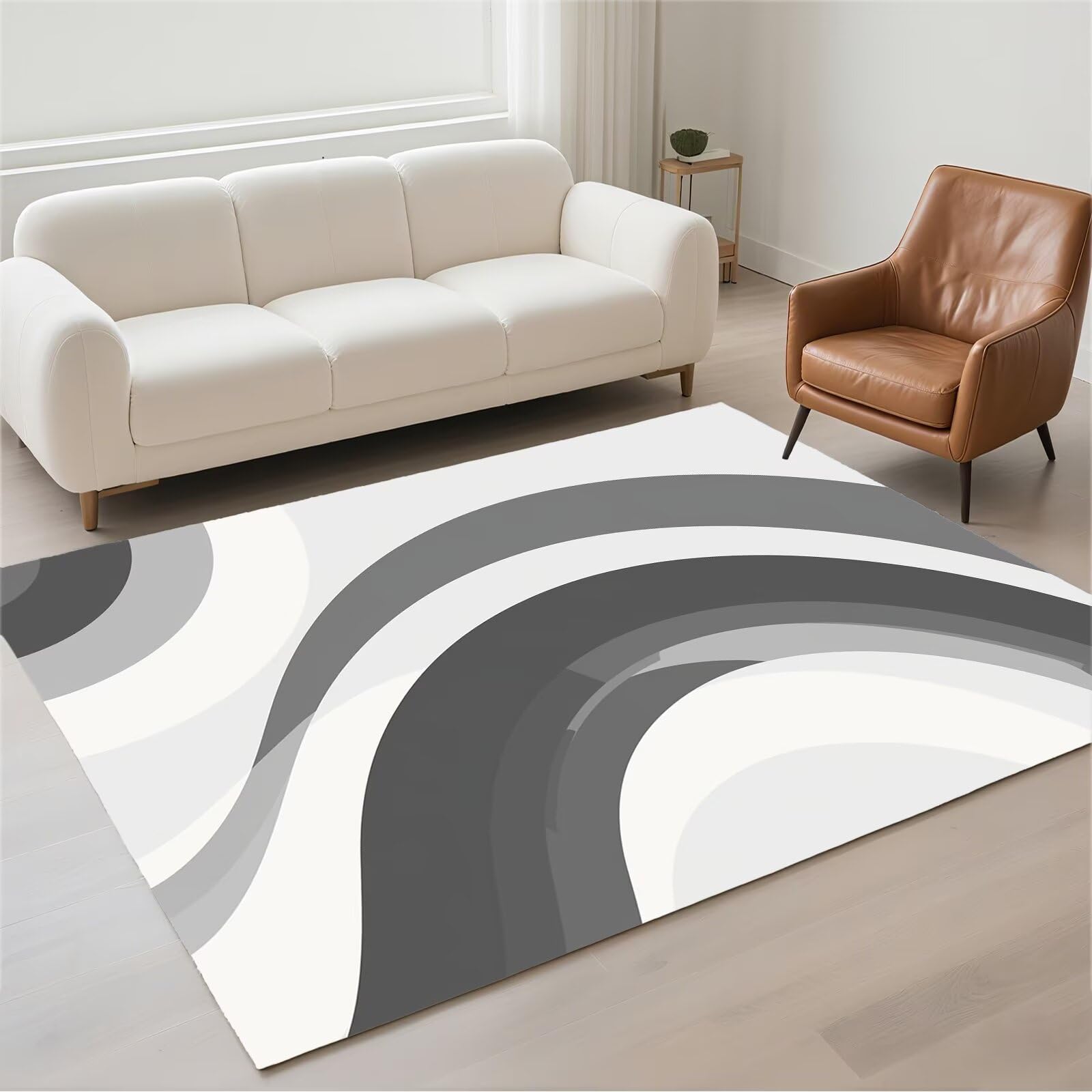 Tapis de couloir 80x150cm idéal pour entrée et bureau moderne