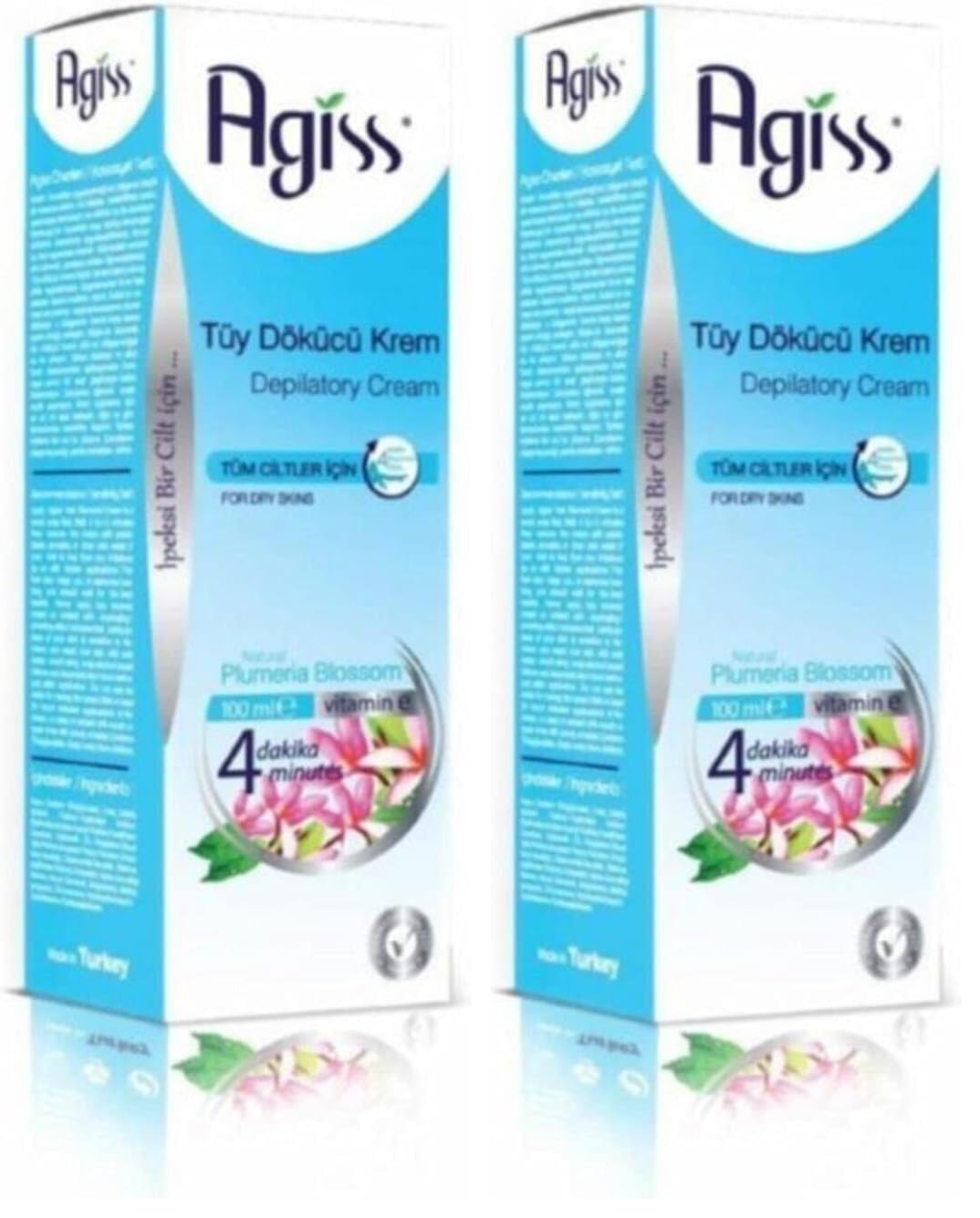 Tüy Dökücü Krem Tüm Ciltler 100 ml 2li paket