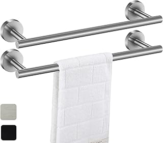 Towel Bar for Bathroom Kitchen Hand Towel Holder Brushed Nickel SUS304 Stainless Steel RUSTPROOF Wall Mount 16 Inch Towel Rod 2 of Pack (Brushed Nickel, 16 inch)