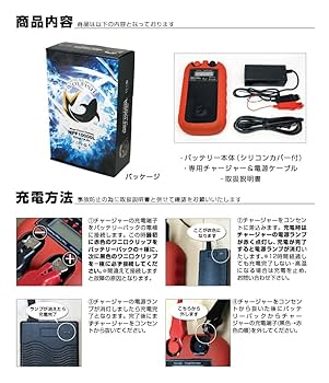 電動リール バッテリー リチウム 時計付き VOLFISH 9600mAh Amazon.co.jp: VOLFISH (ボルフィッシュ) ダイワ シマノ 電動