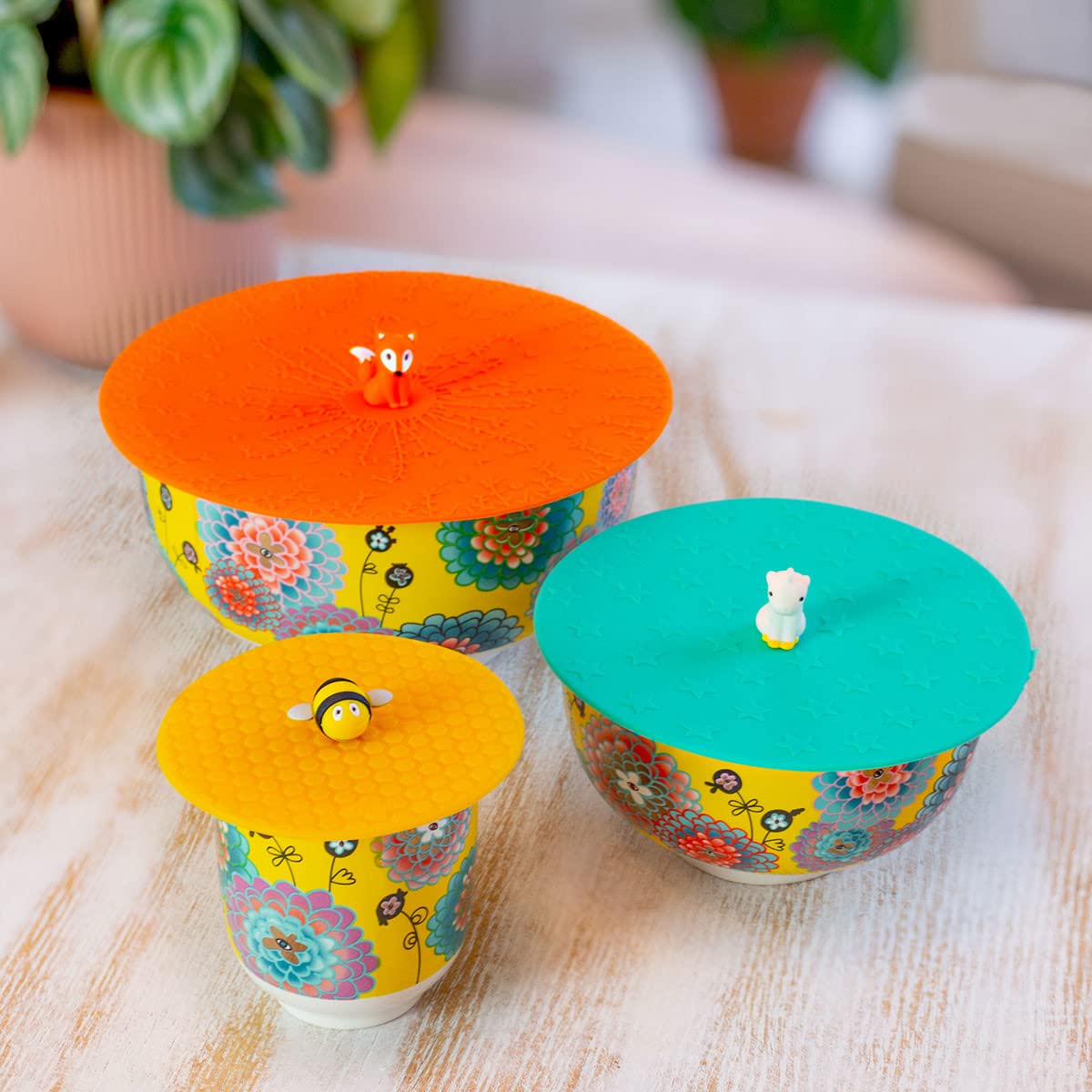 Pylones - Coperchio In Silicone Per Tazza E Ciotola A Tema Cactus - Diametro 10 Cm