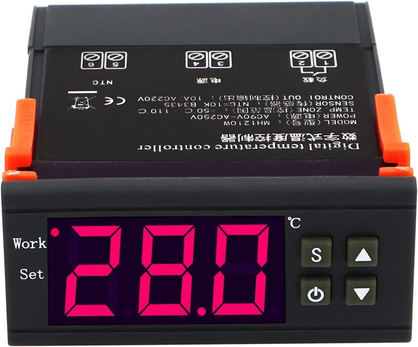 Temperature Controller 1PCS MH1210W Digital Thermostat