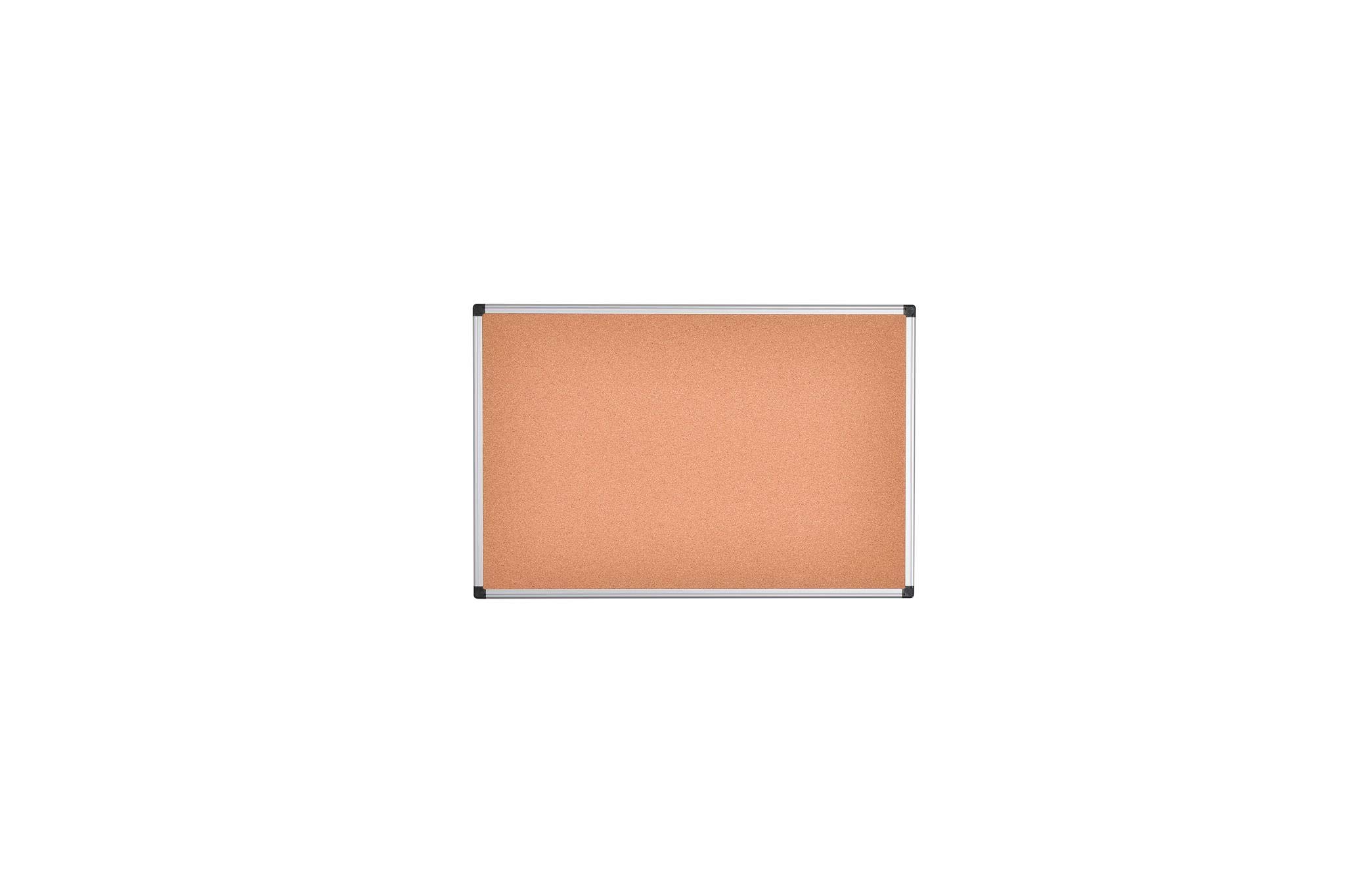 Bi-Office Cork Board Maya, Aluminium Frame, 105 x 75 cm