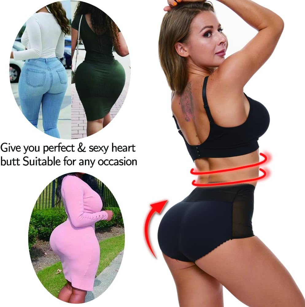 NINGMI Women Butt Lifter Padded Control Panties Hip Enhancer Underwear Body Shape - Image 6