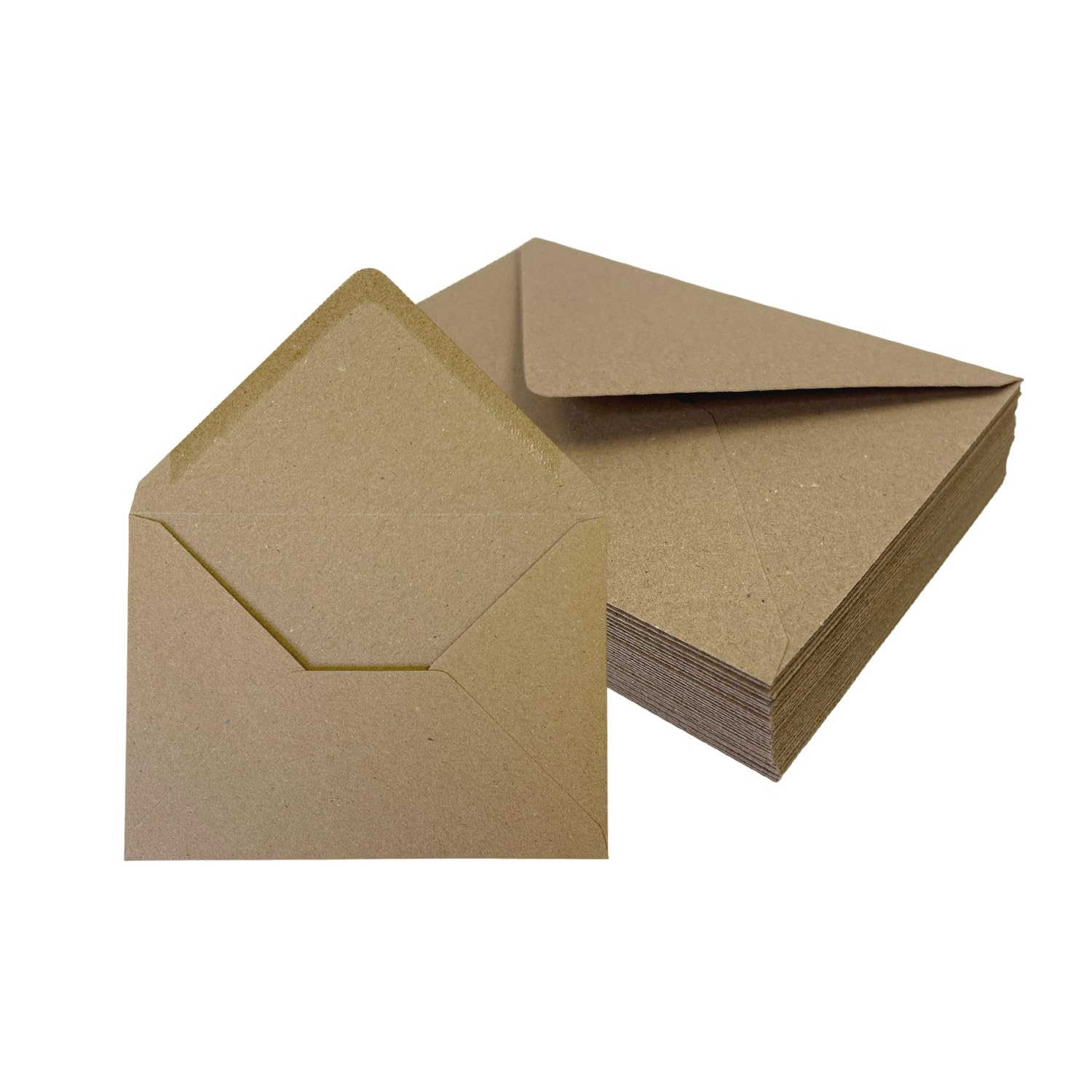 Pack of 500 Eco Kraft 133x184mm Gummed Envelopes – 110gsm Recycled Paper for Gift Cards, Thank‑You Notes, Invitations & Craft Packaging