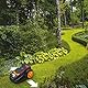 WORX WG757E Landroid Rasen Mähroboter M800i bis 800 M2, App Programmierung, Multi-Zonen, schwarz-orange, 56 W, 240 V