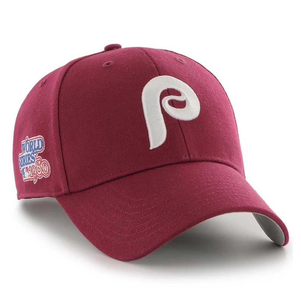Men's Red '47 Brand Snapback Cap - World Series Philadelphia Phillies, One Size