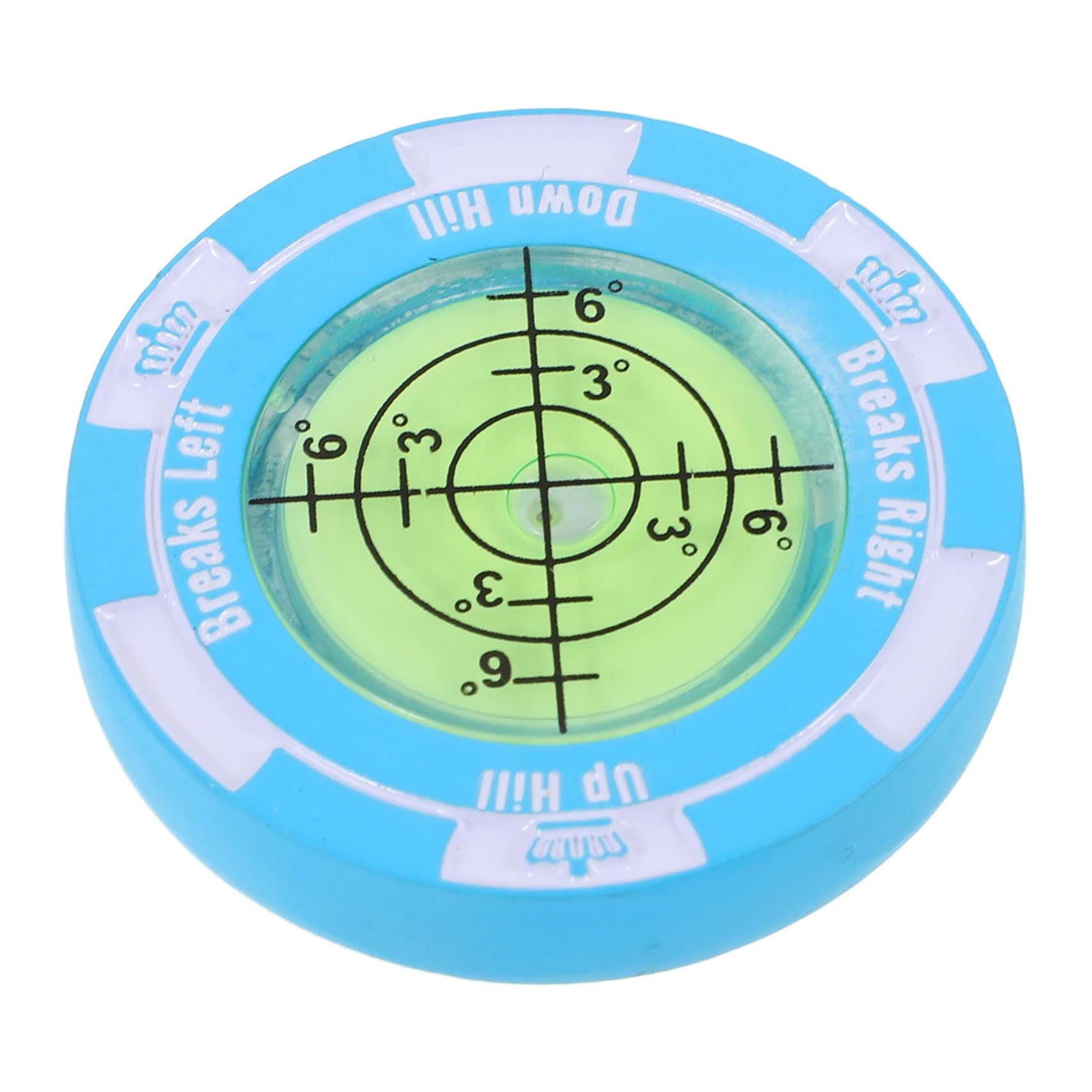 BESPORTBLE Golf Waage Golf-Putting-Hilfe Golfclubs Markierungen Golf-Divot-Tool Vorlage Zur Markierung Von Golfbällen Golf-ausrichtungsstäbe Golfzähler Ballmarker Golf Zinklegierung Sky-Blue