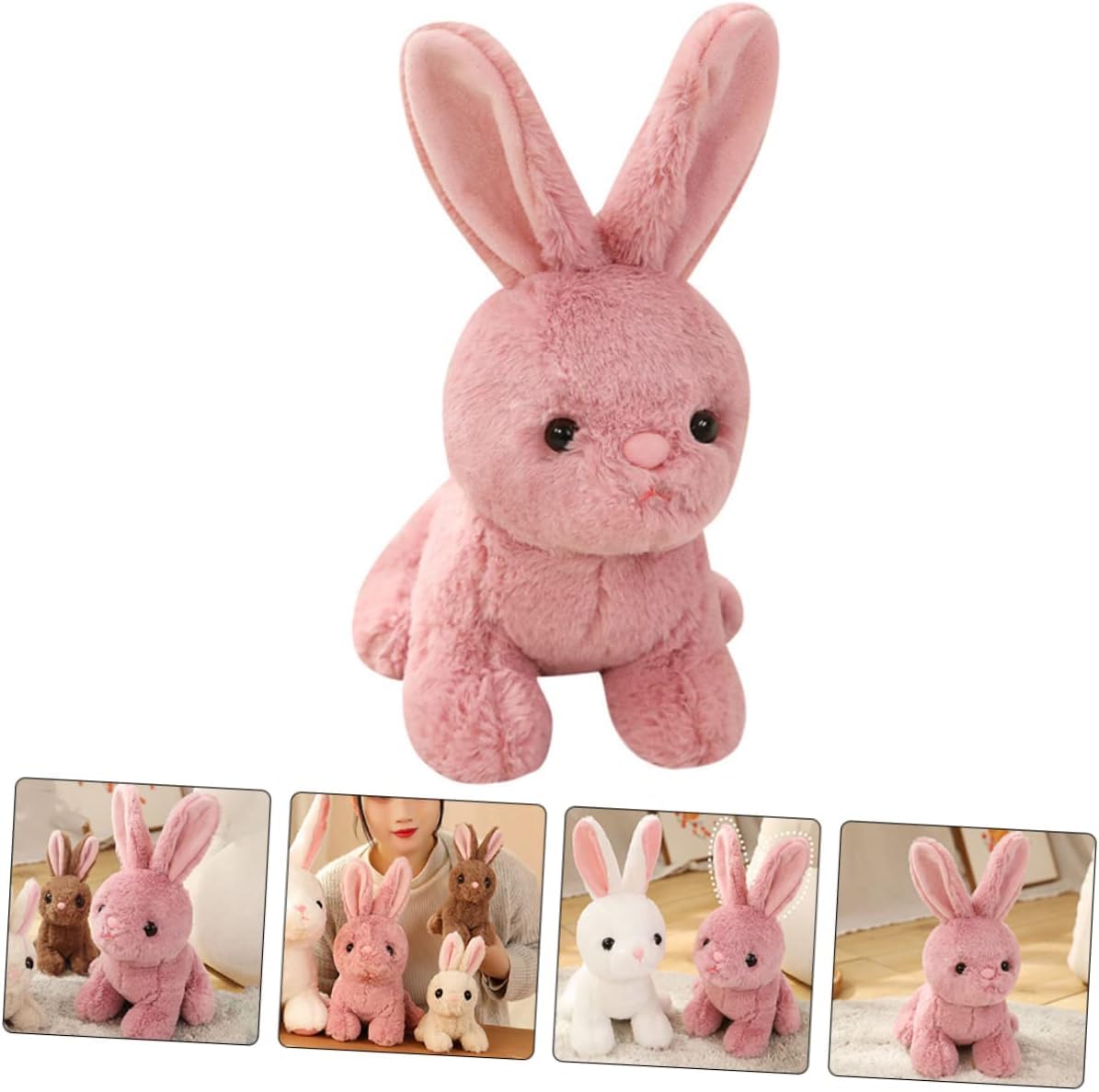 Amazon.co.jp: 2点 うさぎ おもちゃ 小 うさぎ 動物 人形 白 うさぎ