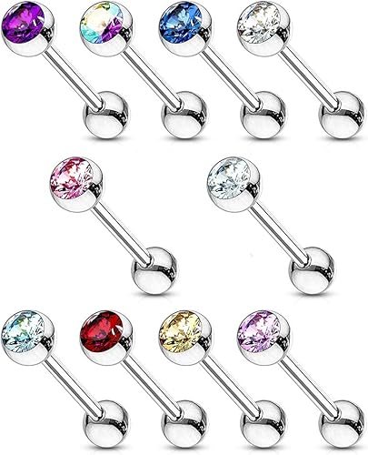Juego de 12 piercings para la lengua Utopia