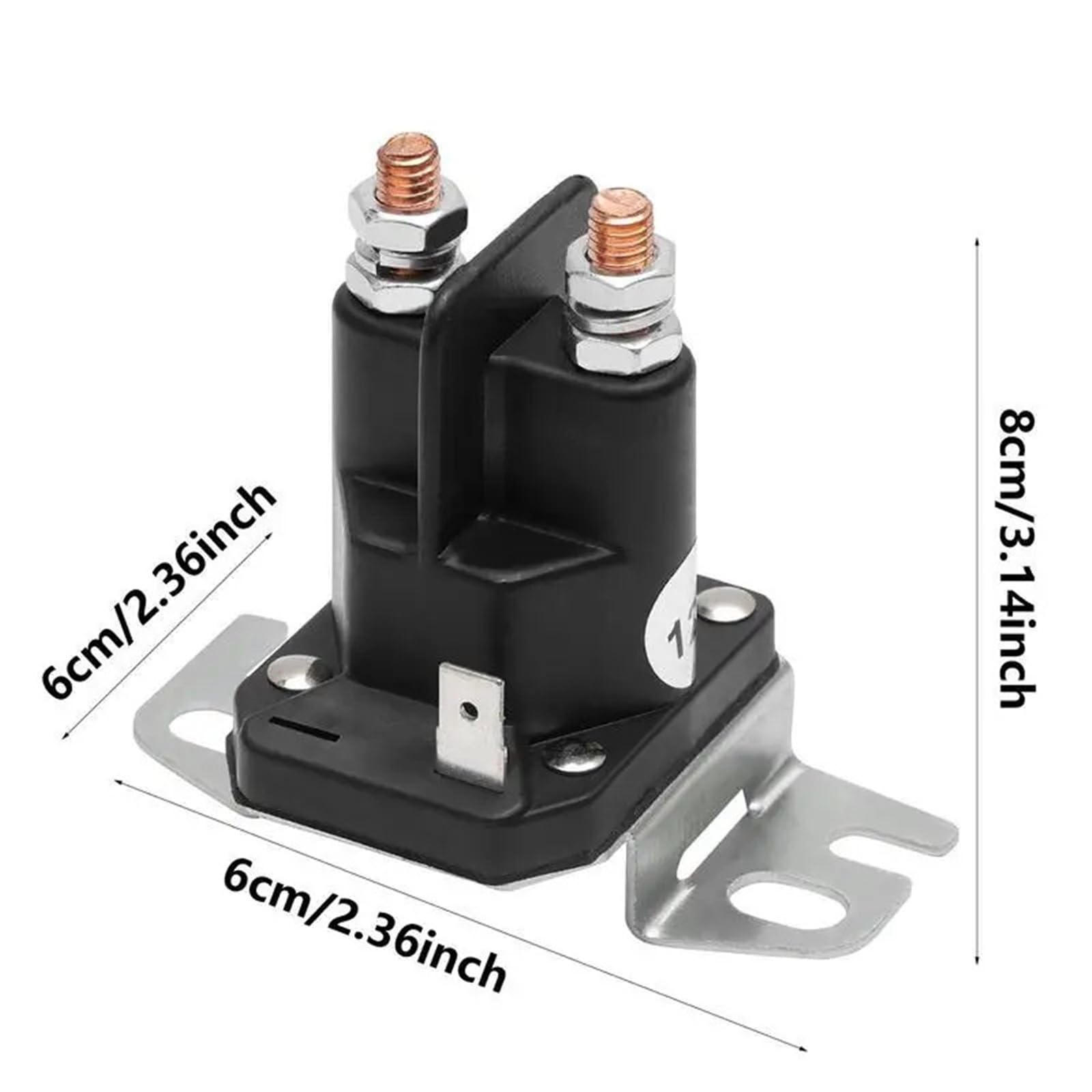 Solenoide De Arranque For Cortacésped De 12 V. Relé De Solenoide. Accesorio Multifuncional For Tractores Y Maquinaria Pesada.