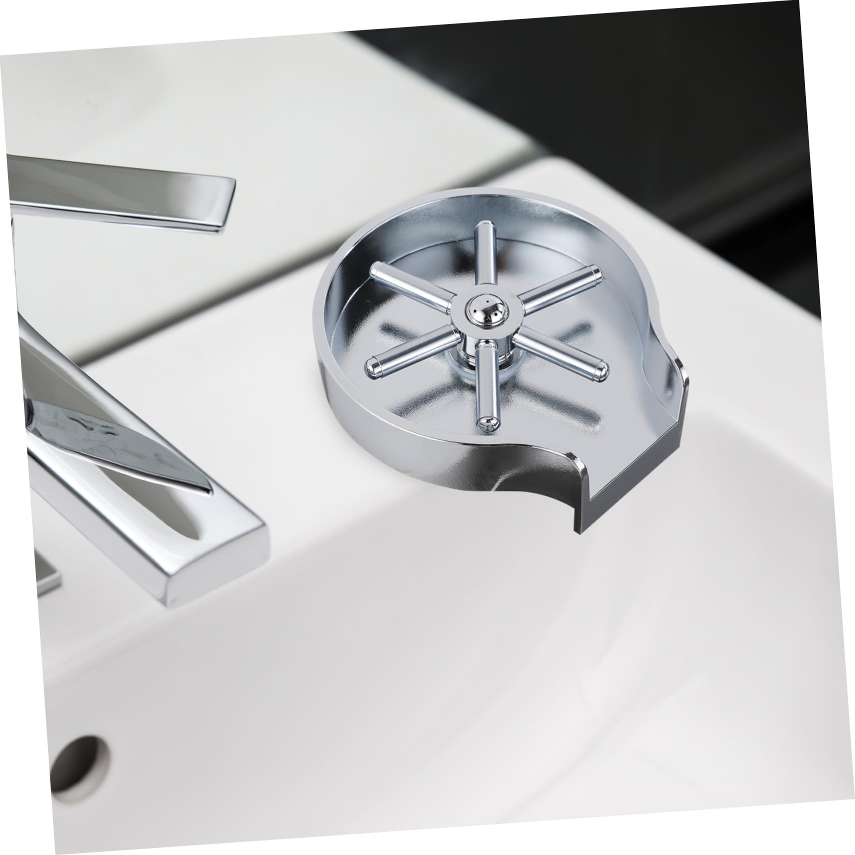 Toddmomy Rince-gobelets Installation Facile Argenté en Acier Inoxydable Automatique Résistant à L'usure pour Bar Cuisine Professionnelle