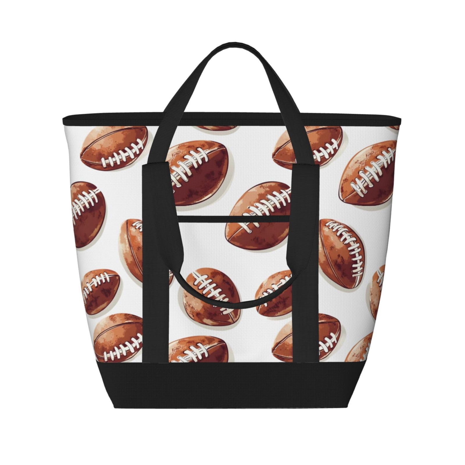 Sac de courses isotherme pour pique-nique et transport de nourriture de football