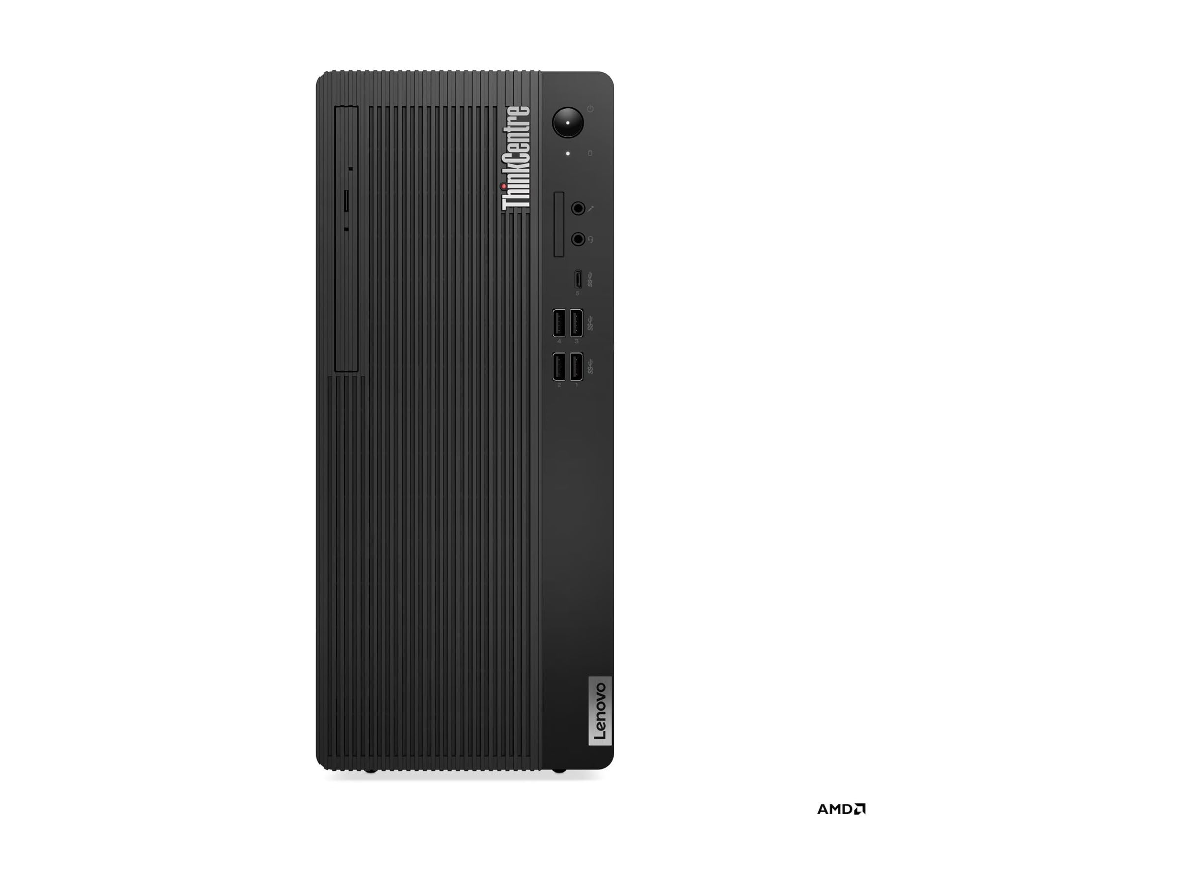 Lenovo ThinkCentre M75t Gen 5 12X9 - Tower - Ryzen 7 8700G / 4.2 GHz - RAM 16 GB - SSD 512 GB - TCG Opal Encryption 2, NVMe - DVD-Writer - Radeon 780M - 1GbE - Win 11 Pro - Monitor: keiner