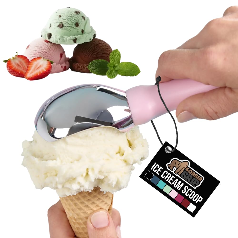 Amazon.com: GORILLA GRIP® Heavy Duty Ice Cream Scoop, BPA-Free