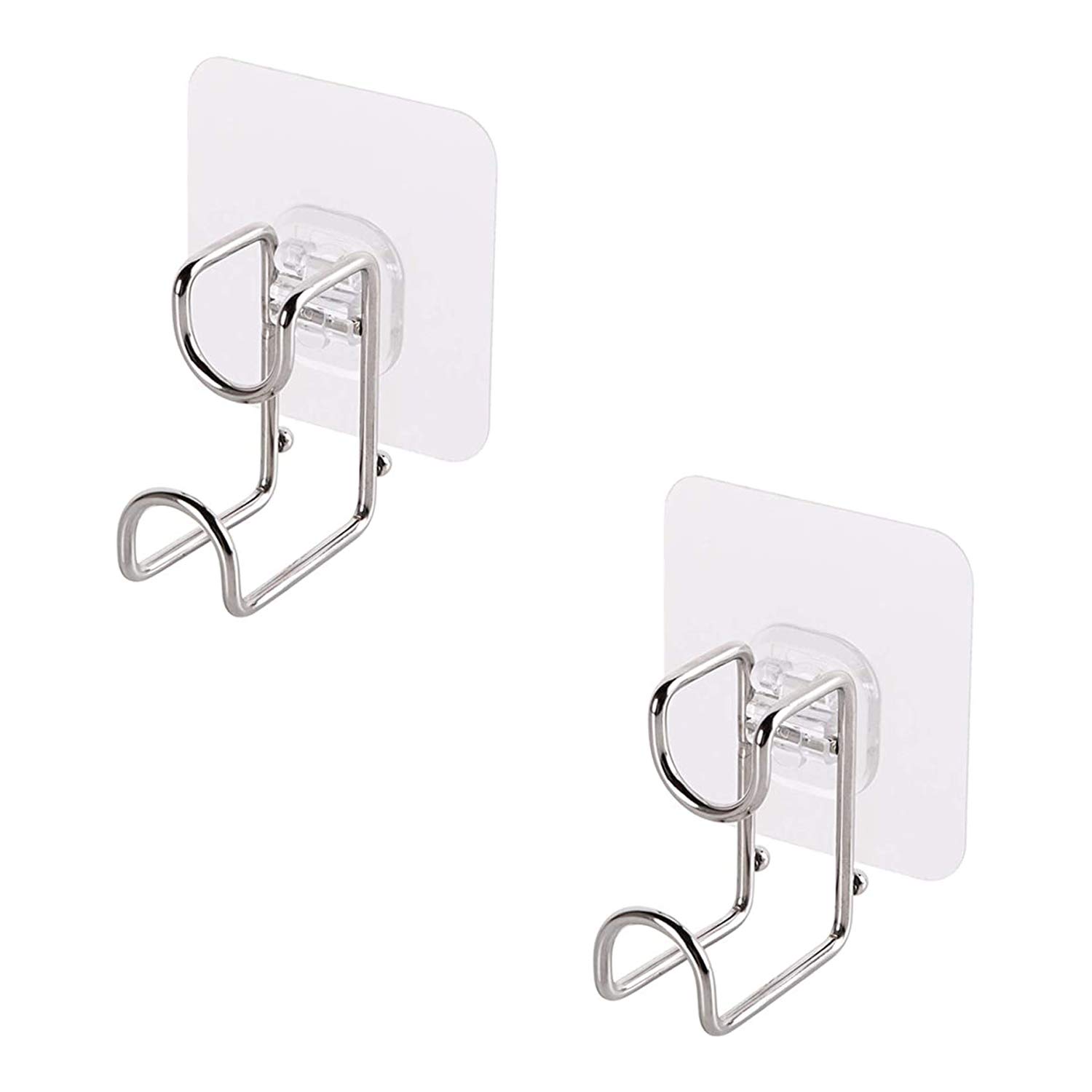HOKIPO Magic Sticker Series Glass Wall Adhesive L Hooks With Load Capacity 5 Kg Each (Ar3152)- Pack Of 2, Silver (B084SR2KCQ) Amazon Price History, Amazon Price Tracker