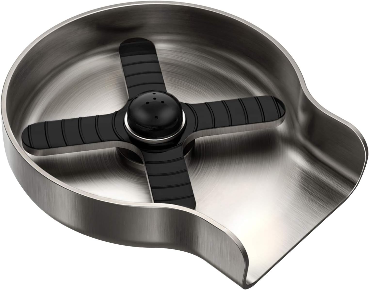 NAVNKA Black Bar Sink with Glass Rinser, 23inch Stainless Steel Small