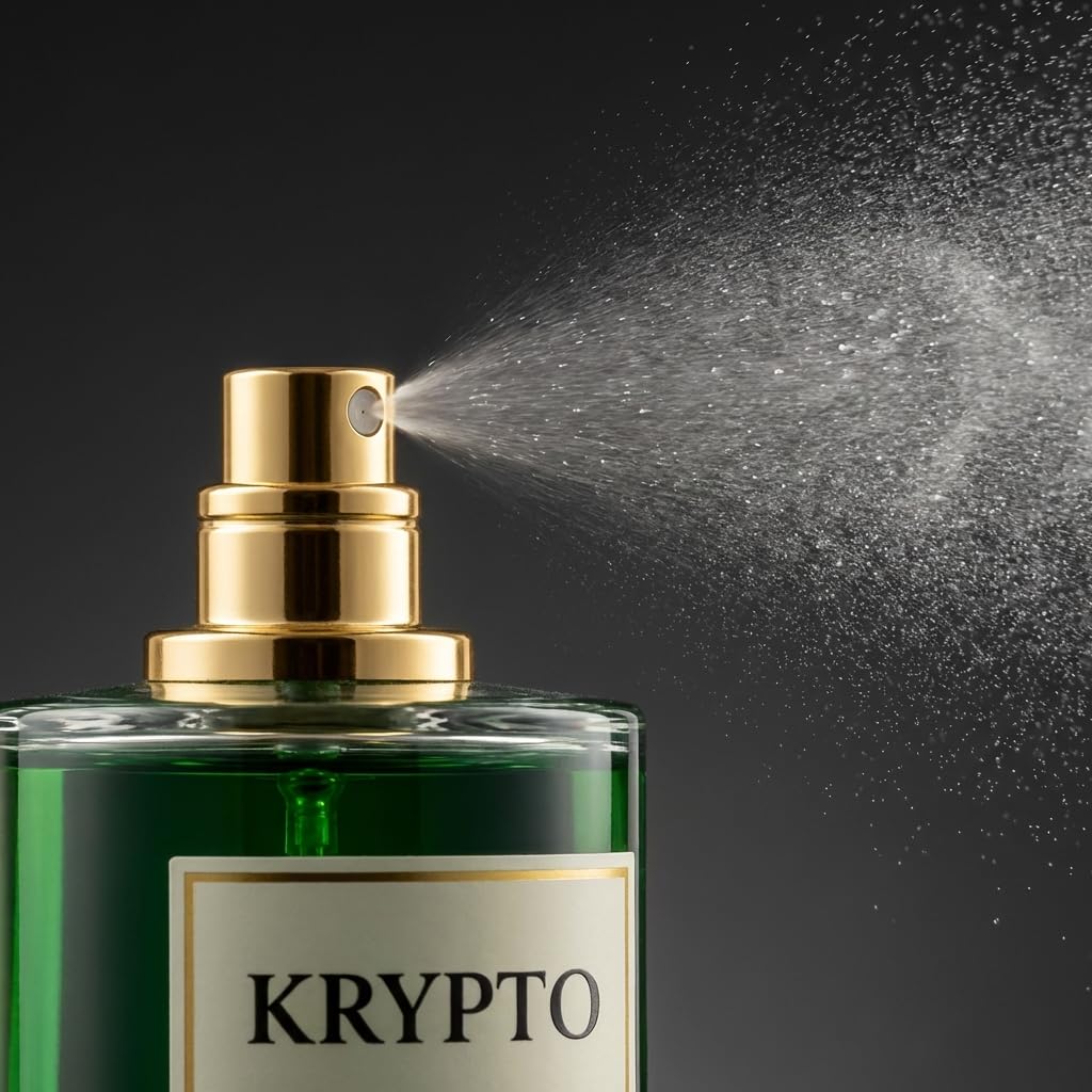 Krypto | Extrait de Parfum 50 ml | Parfum Mixte Homme & Femme | Notes Amande & Jasmin | Luxe & Longue Tenue